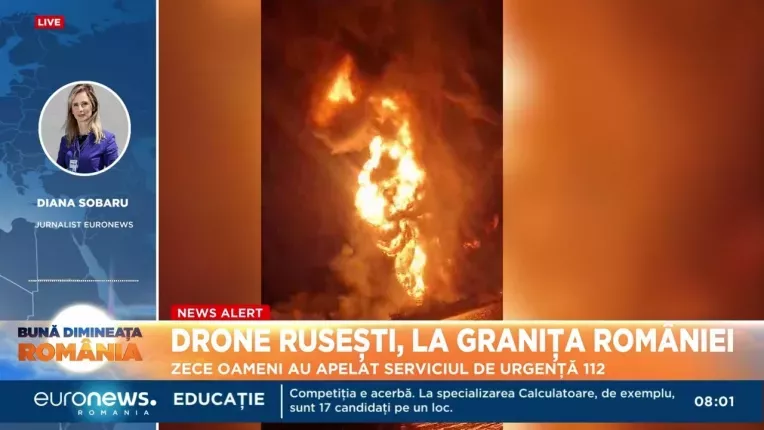 Alerta aeriana in judetului Tulcea. Au fost observate mai multe drone care se apropiau de granita