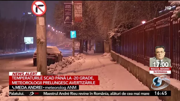 ANM, noi avertizari meteo de frig extrem in Romania. In ce zone vor scadea drastic temperaturile