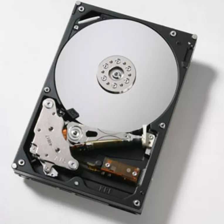 Harddisk la 1 TB de la Hitachi