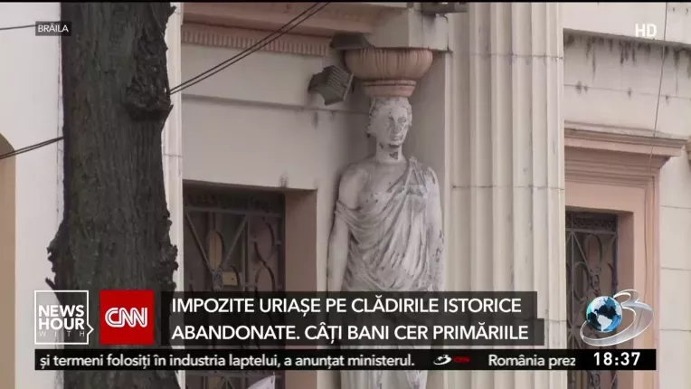 Impozite uriase pe cladirile istorice abandonate. Cati bani cer primariile