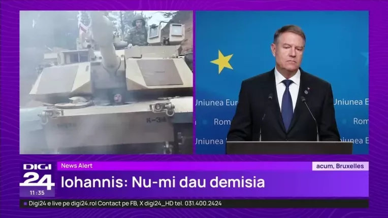 Klaus Iohannis, intrebat despre demisie: "O tema vehiculata din motive populiste si electoraliste"