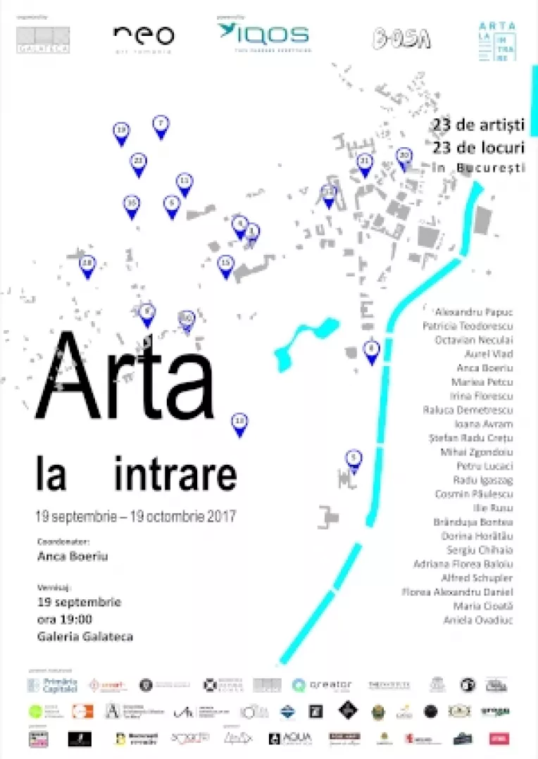 La Galeria Galateca, a  fost lansat proiectul Arta la intrare.