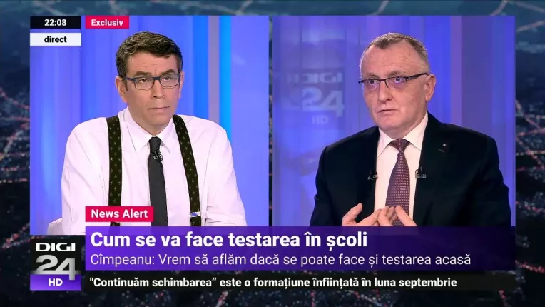 Sorin Cimpeanu: Joia viitoare ar putea fi prima zi de testare in scoli
