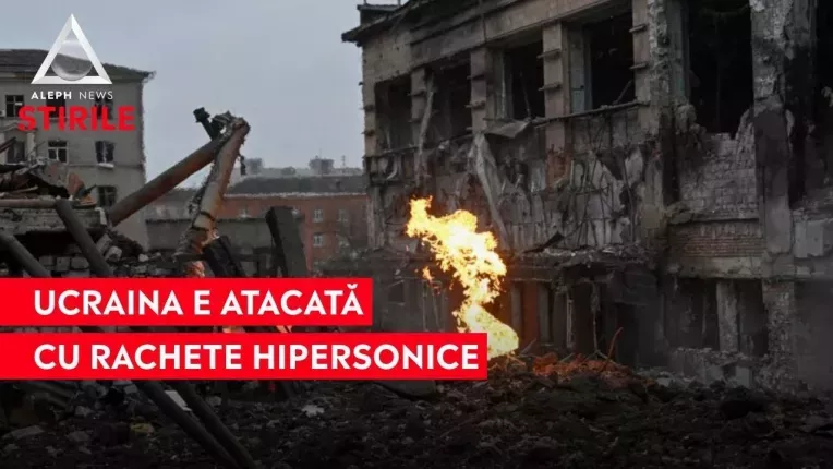 Ucraina a fost atacata cu rachete hipersonice. Explozii puternice s-au auzit la Kiev