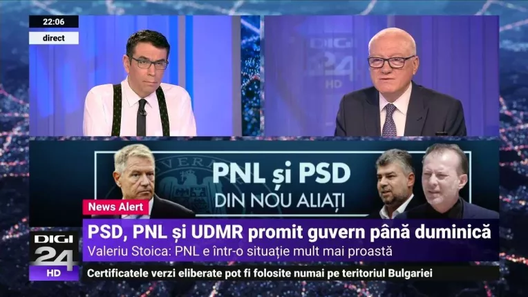 Valeriu Stoica: PNL devine un partid din ce in ce mai mic, iar PSD este marele castigator